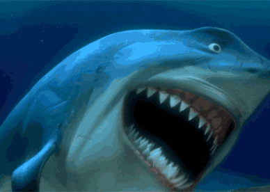 Shark Laughing Gif Animated Gif Images GIFs Center